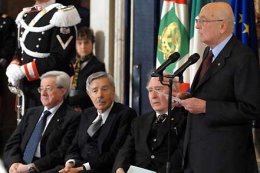 Napolitano premia Salvatore Bisogni