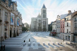 piazza victor hugo - saint-denis - franco zagari
